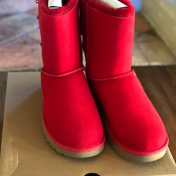 UGG NIB W Bailey bow II diagonal stripes only 6 - Picture 3 of 7